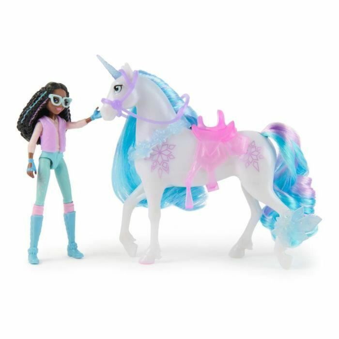 Spinmaster SPI6072675 Figuras de Layla + Glaciar - 5 accesorios incluidos - Unicorn School 6