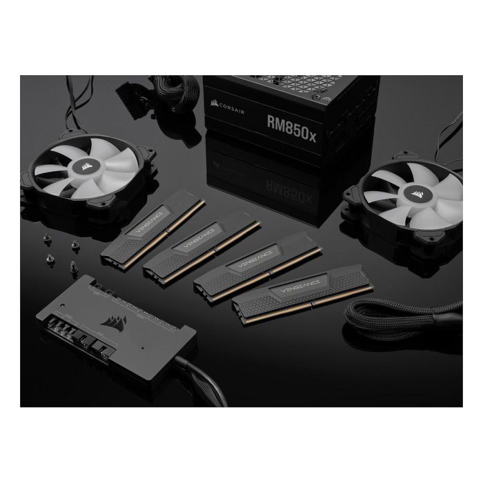 Corsair Memoria RAM Vengeance 64GB (2x32GB) DDR5 5600MHz CL40 para PC/Servidor con Disipador Negro Retail 4