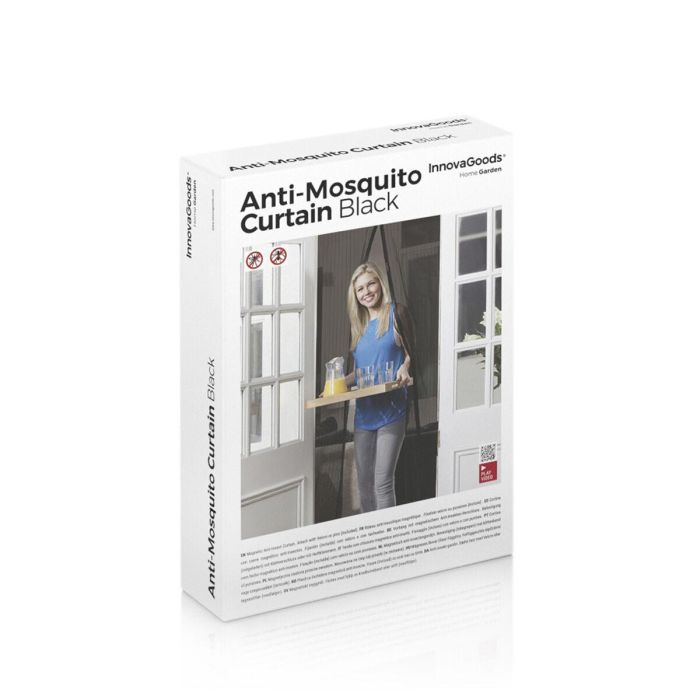 Inde Cortina Mosquitera Innovagoods - Negro, 16 x 3 x 23 cm (20 Unidades) 4