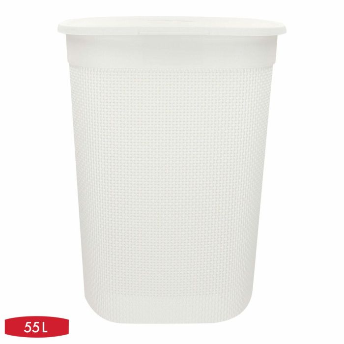 Cesto para la Ropa Curver Blanco Plástico 55 L 44 x 61 x 35 cm (8 Unidades) 5 Cesto para la Ropa Curver Blanco Plástico 55 L 44 x 61 x 35 cm (8 Unidades) 5