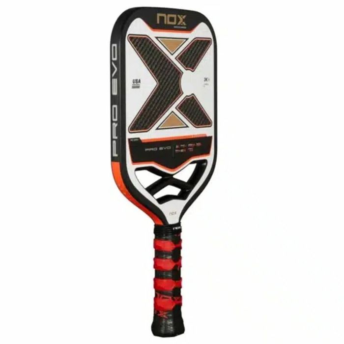 Pala de Pickleball Nox Nox Pro Evo Beige Fibra de carbono 4 Pala de Pickleball Nox Nox Pro Evo Beige Fibra de carbono 4