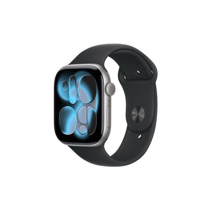 Apple Watch Series 11 GPS 46mm Gris Espacial Correa Deportiva Negra (M/L) MEV44QL/A 1