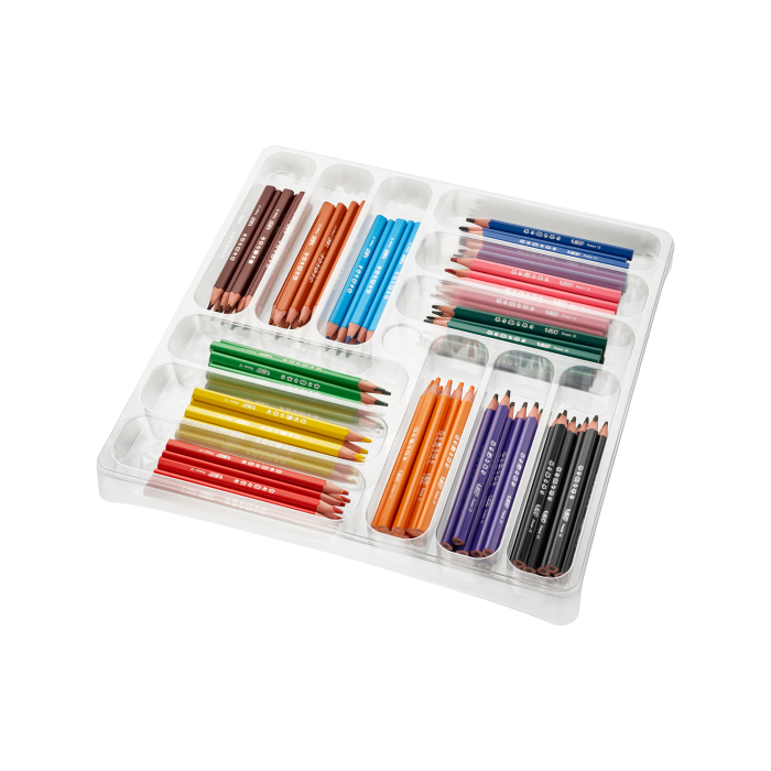 BIC Lápices de Colores Classpacks Evolution Triangle, 144 Piezas, Sin Madera, Forma Triangular, Colores Surtidos, 8878311 1