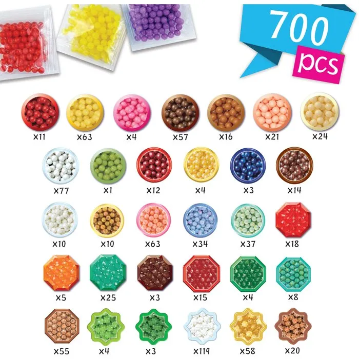 Aquabeads Kit Accesorios Dulces 35090 con 700 Abalorios para Llaveros y Decoración Inspirado en Meriendas 3 Aquabeads Kit Accesorios Dulces 35090 con 700 Abalorios para Llaveros y Decoración Inspirado en Meriendas 3