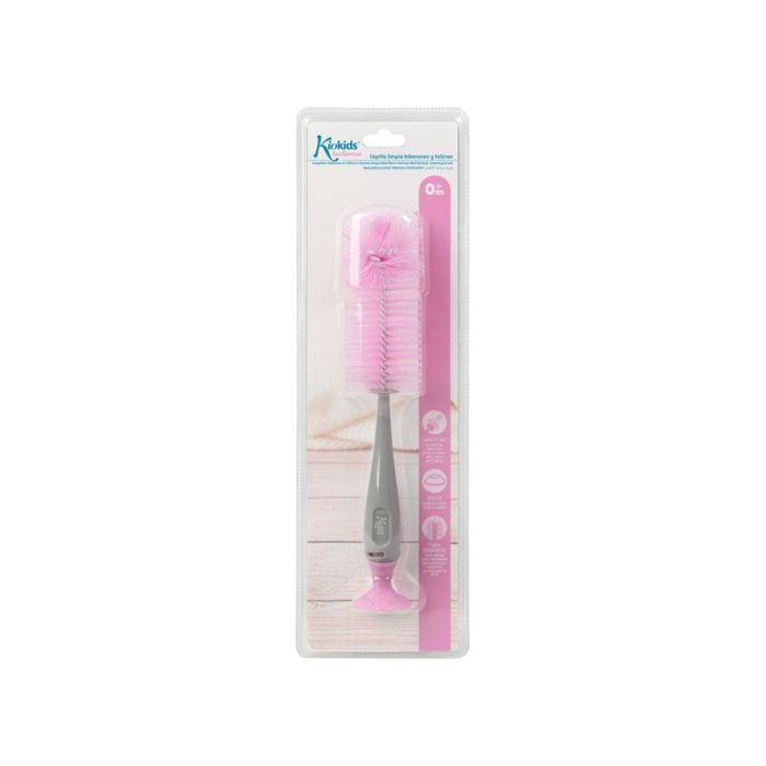 Limpiabiberones Rosa Y Gris 3