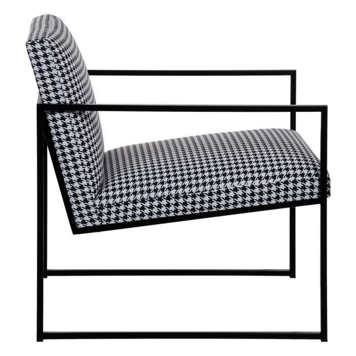 Sillón Blanco Negro 65 x 85 x 73 cm 9