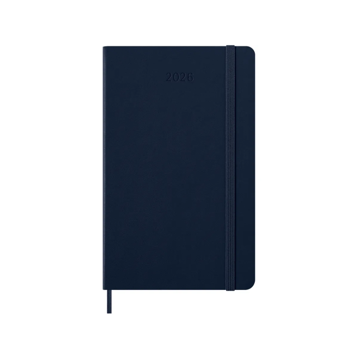 Agenda 2026 Tapa Dura 12 Meses Diaria L (13 X 21 Cm) Azul Zafiro Moleskine Dhb2012Dc3Y26 2