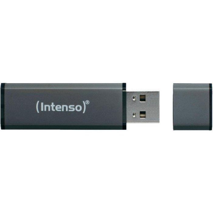 Intenso Alu line 8GB Memoria USB 2.0 Aluminio Antracita 1