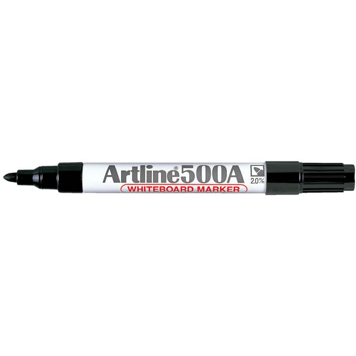 Artline EK-500 Rotulador para pizarra negra, punta redonda 2 mm, recargable 1