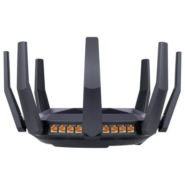 ASUS RT-AX89X Router WiFi 6 AX6000 Dual Band Negro 8 Antenas 2.4GHz 5GHz Ethernet MU-MIMO Mesh 2 Puertos USB 3.0 3