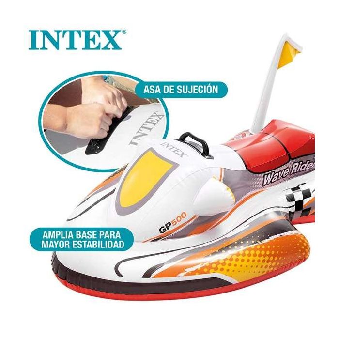Intex Figura Hinchable Moto Wave Rider 117x77 cm para Niños +3 Años 15