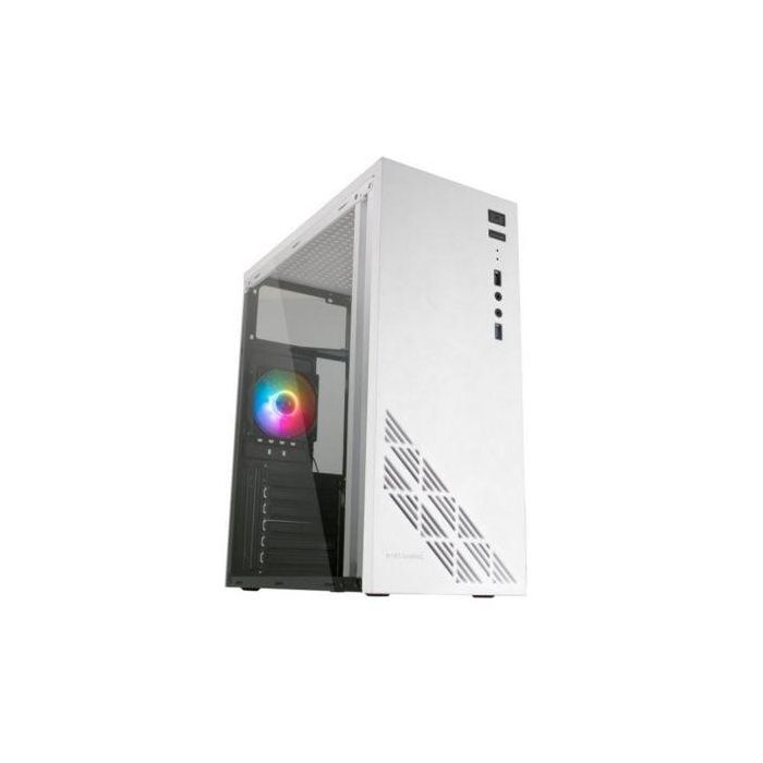 Mars Gaming MC100W Caja Gaming Semitorre Blanca con Ventana Acrílica, Flujo Aire CONVECT-COOL, Ventilador FRGB Mars Gaming MC100W Caja Gaming Semitorre Blanca con Ventana Acrílica, Flujo Aire CONVECT-COOL, Ventilador FRGB