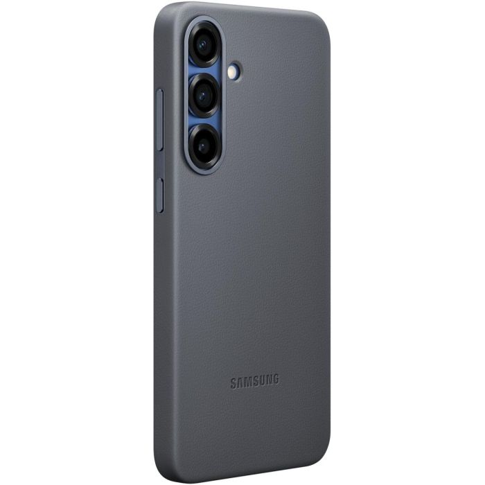 Samsung Funda Kindsuit Original para Galaxy S25+, Protección contra Caídas y Rayones, Material Imitación Piel, Negro 4