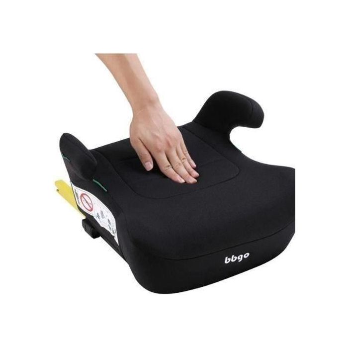 BBGO BBG8437027499012 Silla elevadora de coche Dreamcruise I-SIZE 125-150 cm ISOFIX para 6-12 años Negro, Funda extraíble y lavable 2
