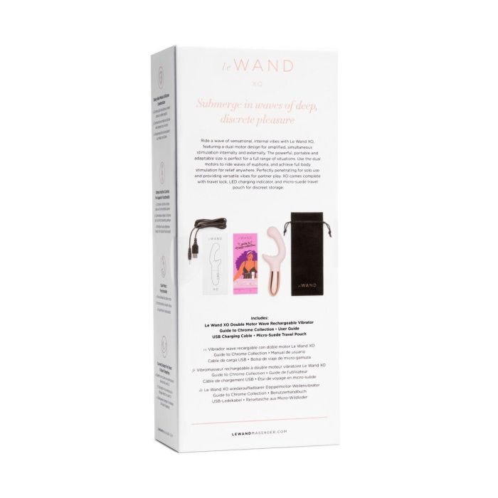 Vibrador Le Wand XO Rose Gold Dorado 2 Vibrador Le Wand XO Rose Gold Dorado 2
