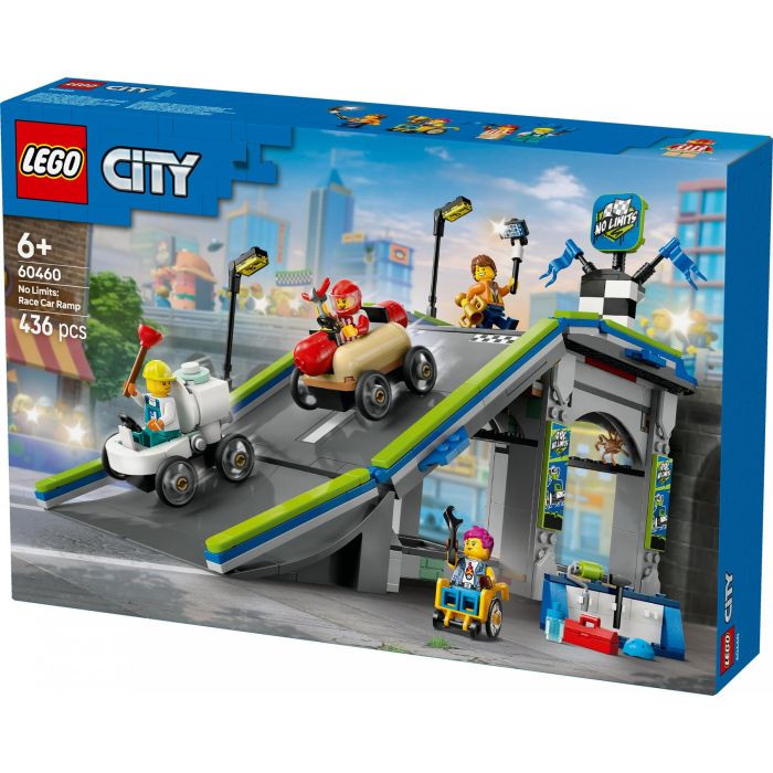 LEGO 60460 City Zero Limits: Race Car Ramp - Juego de Construcción para Niños +6 Años 10
