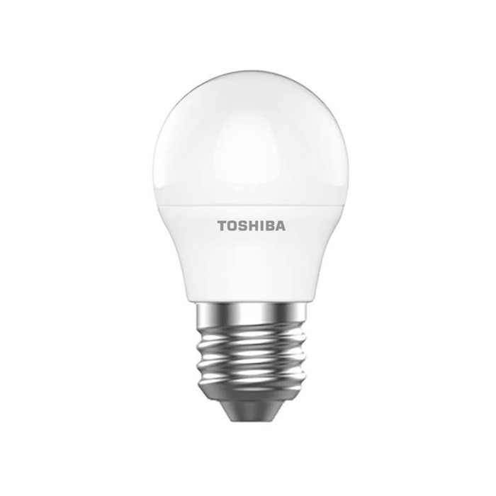 Toshiba Bombilla LED Essential G45 E27 4.7W Luz Cálida 2700K 1