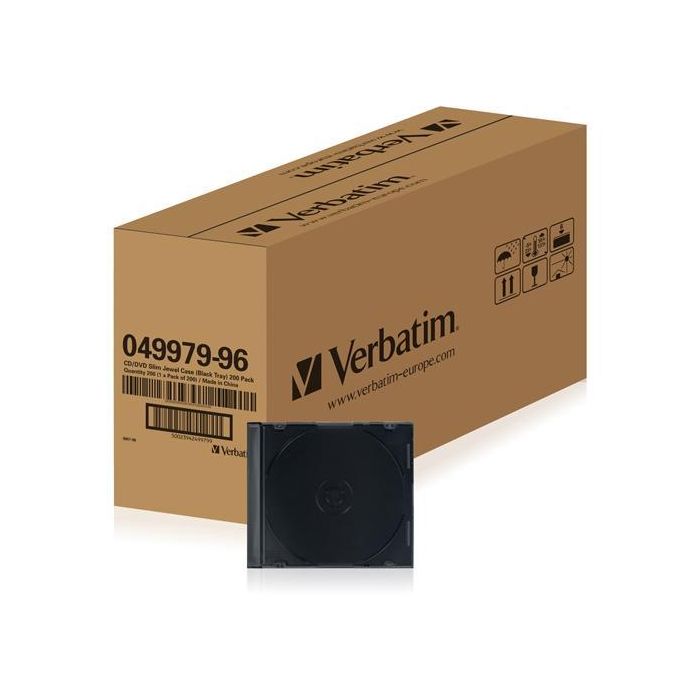 Verbatim Funda Dvd Extrafino Negro Caja 200 Ud Verbatim Funda Dvd Extrafino Negro Caja 200 Ud