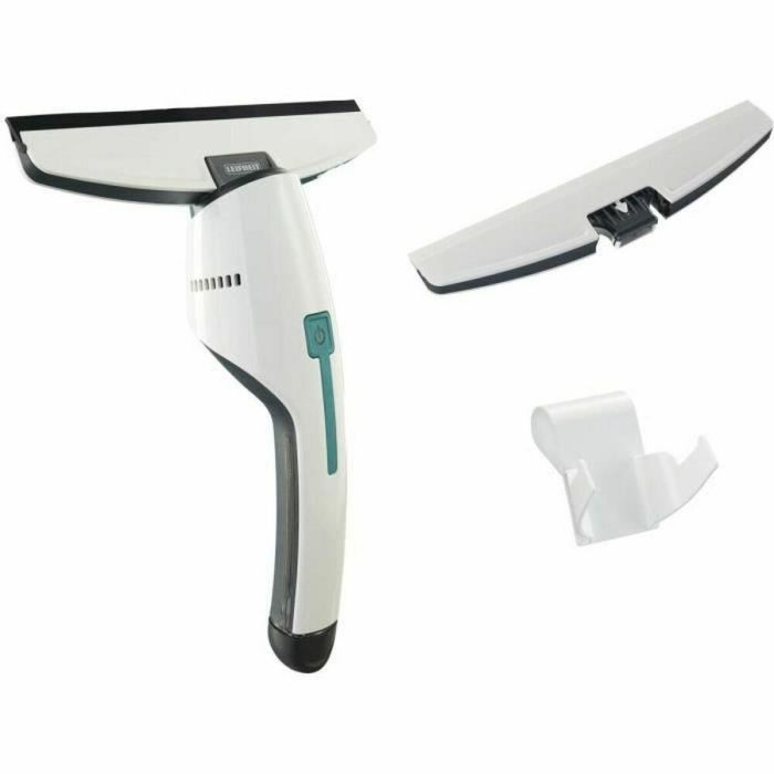 Leifheit 51035 Aspirador Ventanas y Baño Nemo - Limpiacristales Inalámbrico, Depósito 60ml, 45min Autonomía, IPX7, Sin Rayas
