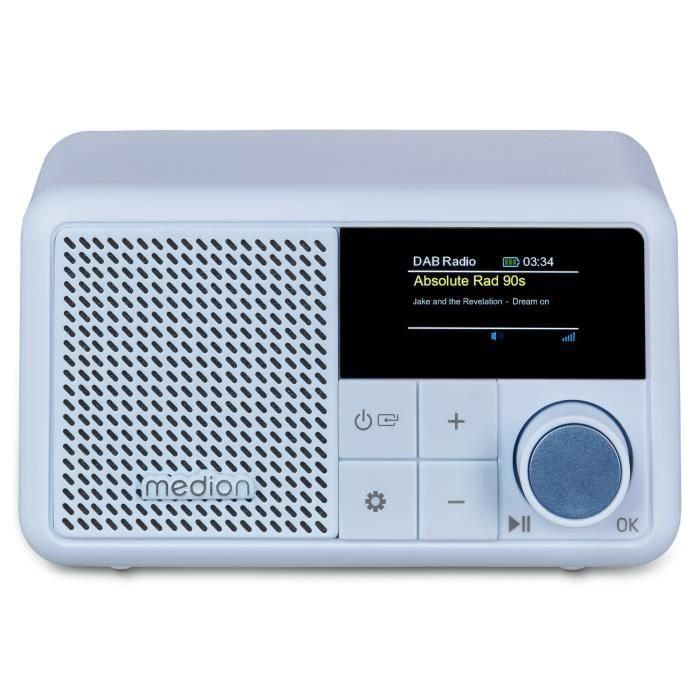 Medion AAAQH12606 Mini Radio Portátil DAB/FM Mono 2W RMS Azul 3 Medion AAAQH12606 Mini Radio Portátil DAB/FM Mono 2W RMS Azul 3