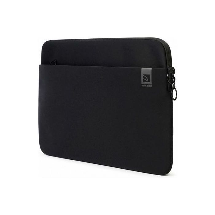 TUCANO Top Second Skin Funda para Apple MacBook Pro 16", Color Negro, Bolsillo Delantero - 1 Bolsillo, 40.6 cm, Resistente a Golpes y Rayones