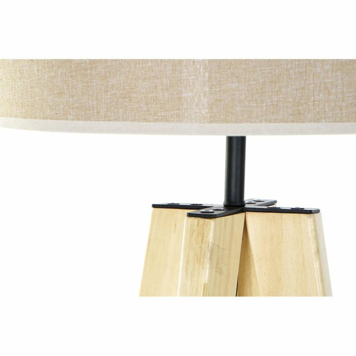 Lámpara de Pie DKD Home Decor Marrón Beige Multicolor Madera 50 W 220 V 40 x 40 x 148 cm 1