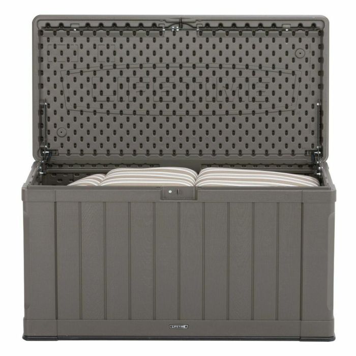 Arcón almacenaje exterior marron lifetime capacidad 440 litros 127x64x67 cm 5 Arcón almacenaje exterior marron lifetime capacidad 440 litros 127x64x67 cm 5