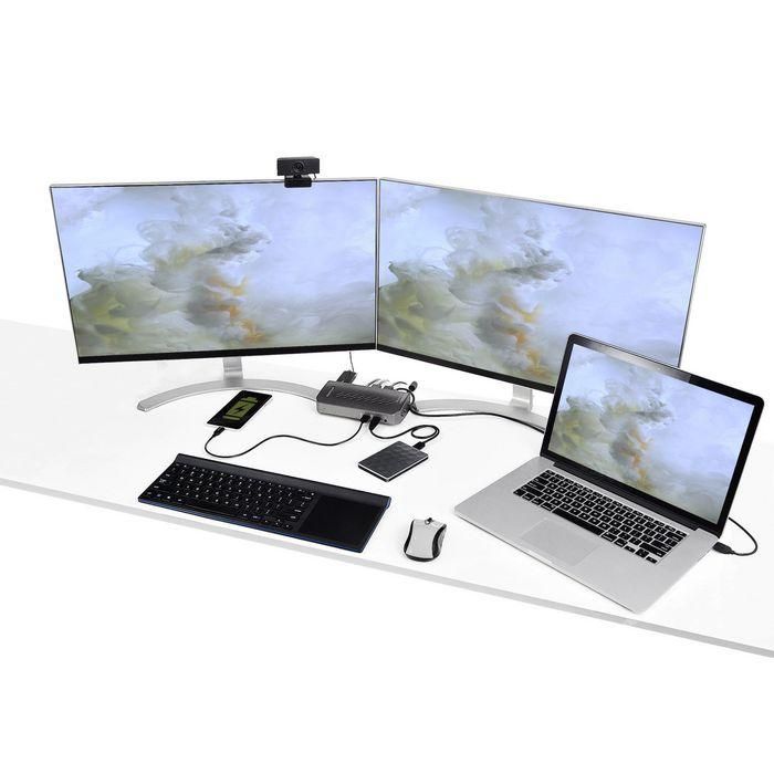StarTech.com StarTech.com USB-C USB-A Dock - Hybrid Universal USB 3.0 Docking Station for USB-C or USB-A Laptop - Dual Monitor 4K 60Hz HDMI/DisplayPort - 6x USB-A, GbE - USB 3.1 Gen 1 - Windows/Mac (DK30A2DHUUE) 7 StarTech.com StarTech.com USB-C USB-A Dock - Hybrid Universal USB 3.0 Docking Station for USB-C or USB-A Laptop - Dual Monitor 4K 60Hz HDMI/DisplayPort - 6x USB-A, GbE - USB 3.1 Gen 1 - Windows/Mac (DK30A2DHUUE) 7