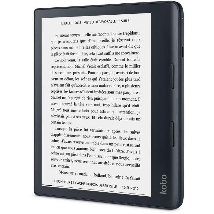 Kobo Lector electrónico Sage táctil 8" HD Comfortlight PRO 300 ppp Impermeable Bluetooth 32GB Negro 2 Kobo Lector electrónico Sage táctil 8" HD Comfortlight PRO 300 ppp Impermeable Bluetooth 32GB Negro 2