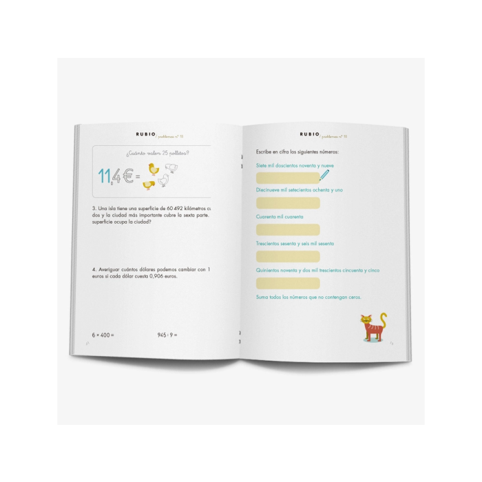 Rubio Cuaderno problemas nº 18 para el desarrollo intelectual del alumno y potenciar enseñanzas 2