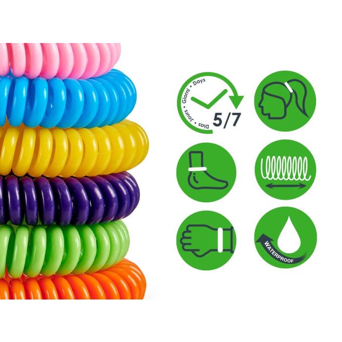 Pulsera Citronela Surt 6 Colores Ibergarden 5X0CM (96 Unidades) 3 Pulsera Citronela Surt 6 Colores Ibergarden 5X0CM (96 Unidades) 3
