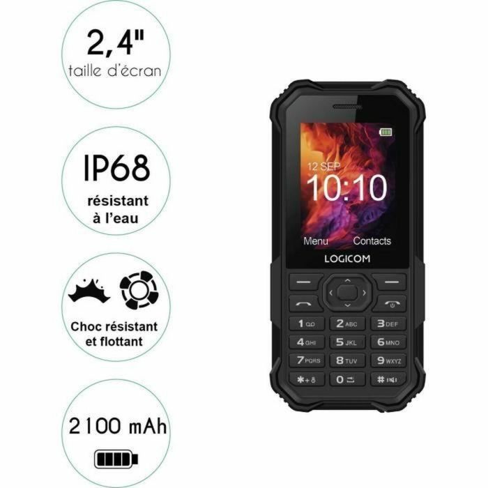 Teléfono Móvil Logicom XTREM_40_BK 2,4" Negro 3