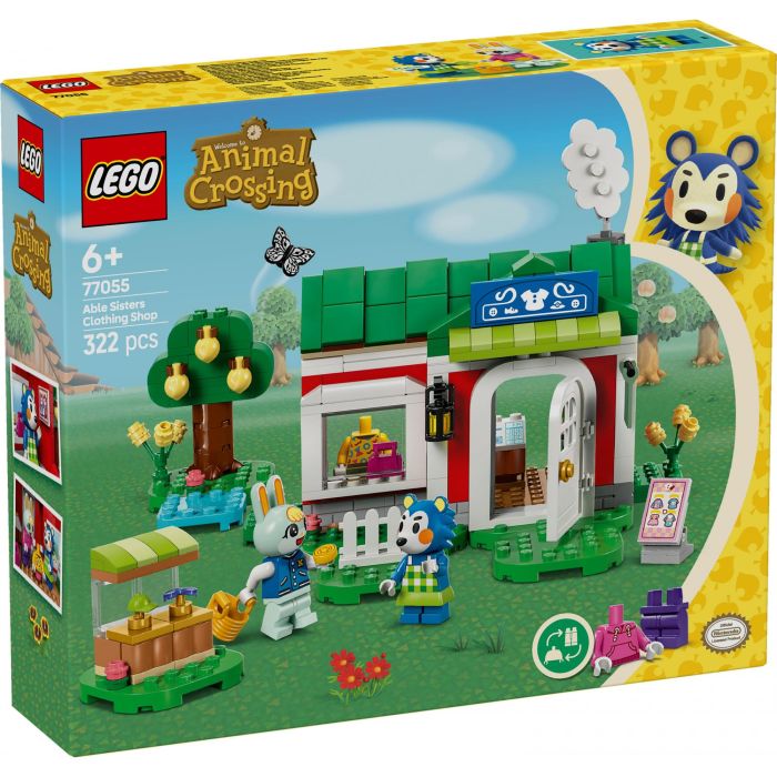 LEGO 77055 Tienda Ropa Hermanas Manitas Animal Crossing Set de Construcción con Figuras Pili y Ariel Juguete para Niños +6 años 9 LEGO 77055 Tienda Ropa Hermanas Manitas Animal Crossing Set de Construcción con Figuras Pili y Ariel Juguete para Niños +6 años 9