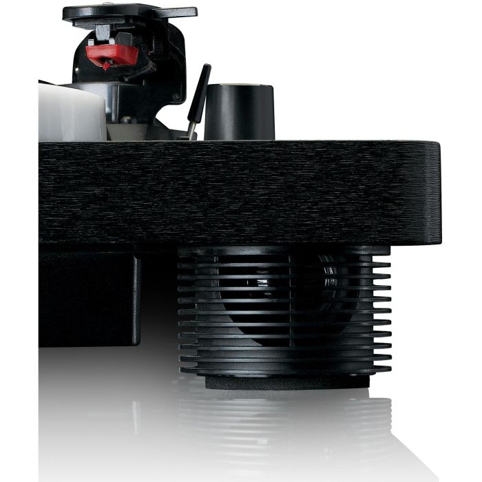 Lenco LS-50LED LS-50LEDBK Tocadiscos de Tracción por Correa Manual Negro con Altavoces y Preamplificador, 33/45/78 RPM 4