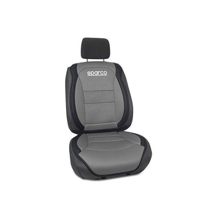 Abc SPCS424GR Respaldo Universal para Asiento Delantero de Coche Gris Acolchado en Poliéster y PVC 1 Abc SPCS424GR Respaldo Universal para Asiento Delantero de Coche Gris Acolchado en Poliéster y PVC 1