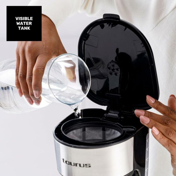 Cafetera de Goteo Taurus VERONA 6 INOX Negro 6 Tazas 4 Cafetera de Goteo Taurus VERONA 6 INOX Negro 6 Tazas 4