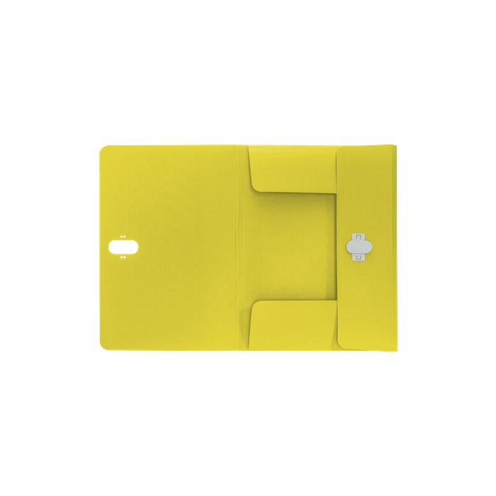 Leitz Carpeta de 3 Solapas DIN A4, Polipropileno Reciclado, Amarillo 2