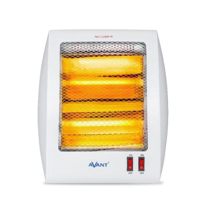 AVANT Estufa de Cuarzo, Calefactor Eléctrico con 2 Tubos, 800W