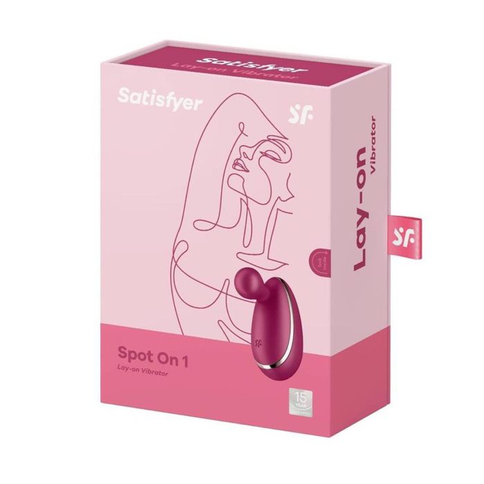 Satisfyer Spot-on 1 lay-on vibrador cereza