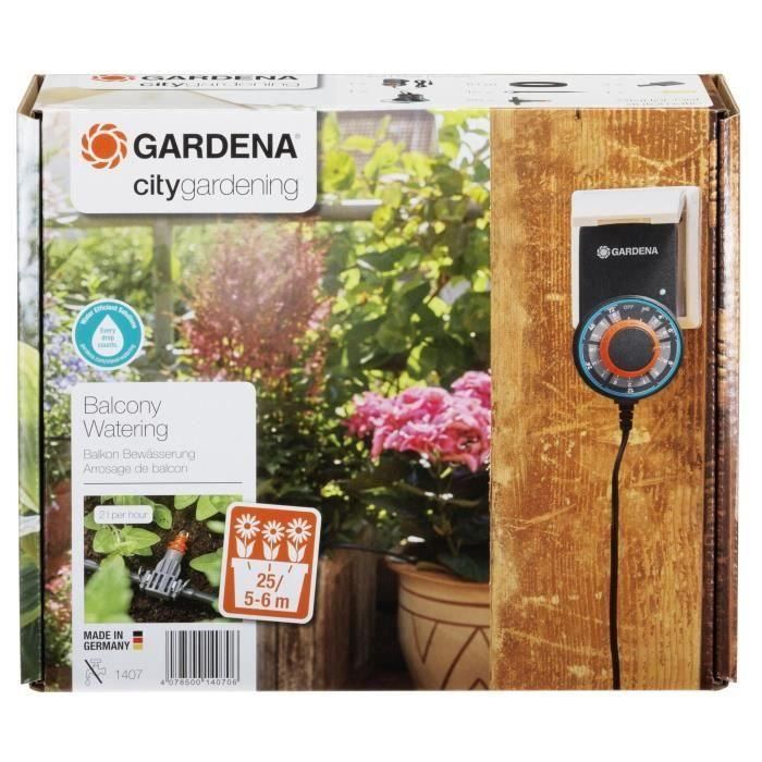 Regadera automática GARDENA para balcones y terrazas 2 Regadera automática GARDENA para balcones y terrazas 2