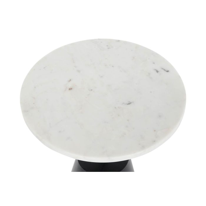 DKD Home Decor Mesita Auxiliar Cuadrada de Mármol y Metal para Salón 40x40x50 cm 1 DKD Home Decor Mesita Auxiliar Cuadrada de Mármol y Metal para Salón 40x40x50 cm 1