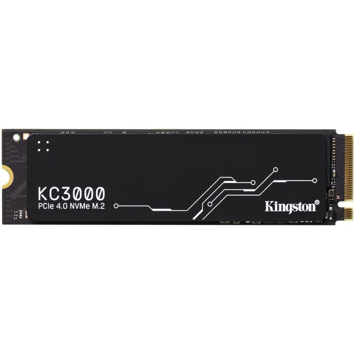 Kingston KC3000 M.2 1024 GB PCIe 4.0 NVMe SSD - 7000 MB/s Lectura, 6000 MB/s Escritura, 3D TLC, SKC3000S/1024G