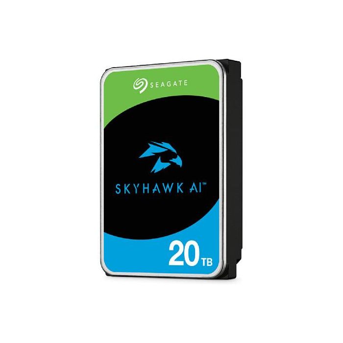 Seagate SkyHawk AI 20TB 3.5" HDD interno - 7200 RPM, SATA 6Gb/s, 512MB caché, CMR, Helium, optimizado para Vigilancia y Video 2
