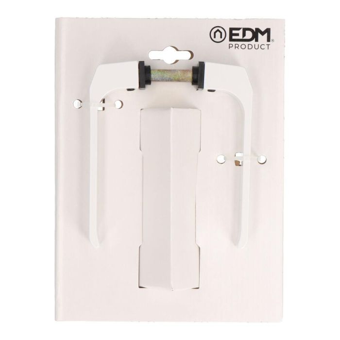 Edm Juego de manillas 702 aluminio blanco, maneta de 120 mm Edm Juego de manillas 702 aluminio blanco, maneta de 120 mm