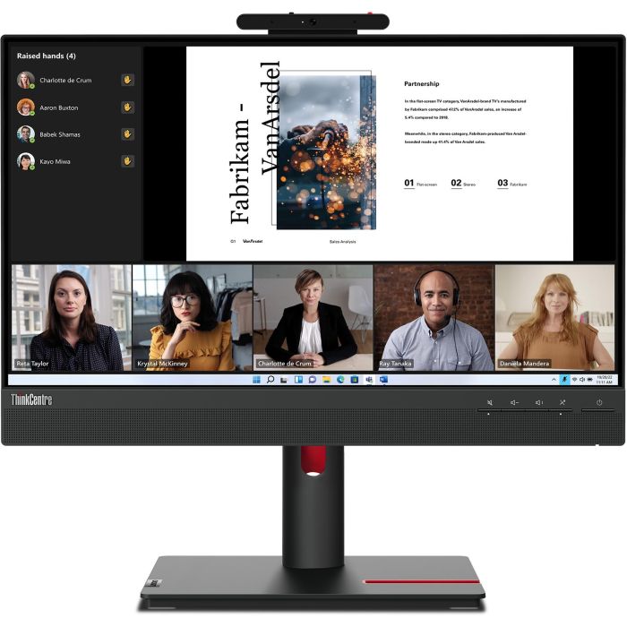 Lenovo ThinkCentre TiO 22 Gen5 FHD IPS con DisplayPort, Cámara, Altavoces, Hub y Táctil 18 Lenovo ThinkCentre TiO 22 Gen5 FHD IPS con DisplayPort, Cámara, Altavoces, Hub y Táctil 18