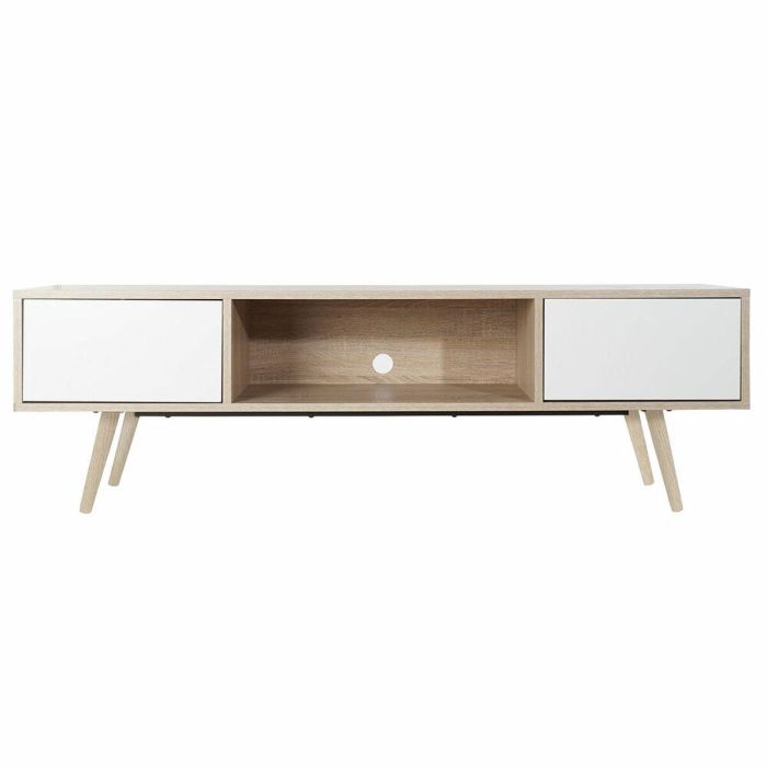Mueble de TV DKD Home Decor Blanco Metal Madera MDF (160 x 40 x 50 cm) Mueble de TV DKD Home Decor Blanco Metal Madera MDF (160 x 40 x 50 cm)