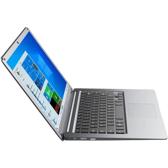 Portátil THOMSON TH14C128, pantalla HD de 14 pulgadas, Celeron N3350, 4 GB de RAM, SSD de 128 GB, W10s, color plateado. 1