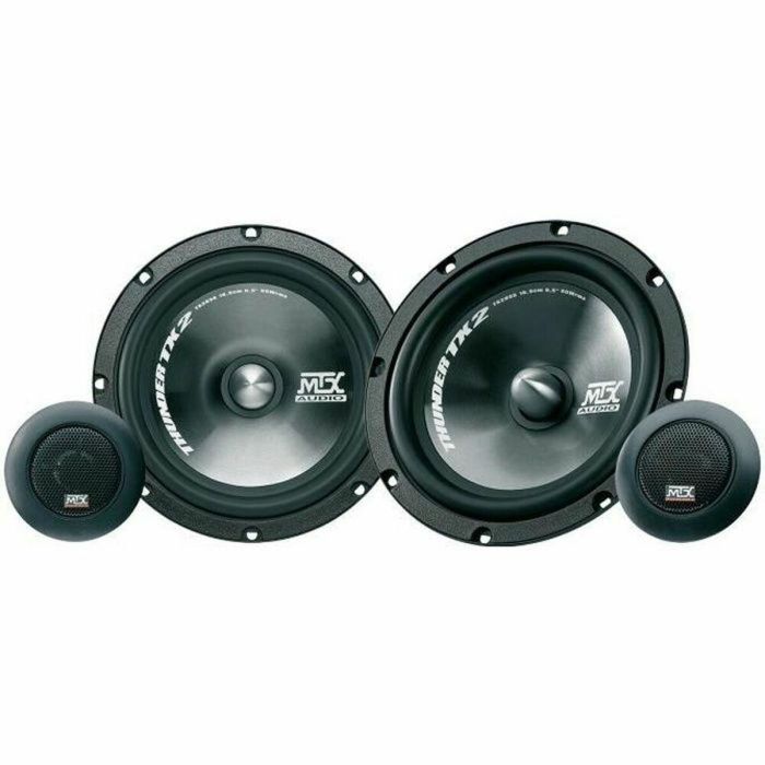 MTX TX265S Kit de altavoces de 2 vías con woofer de 16.5 cm, membrana de polipropileno, 65W RMS / 260W Pico, 4O, con rejillas.