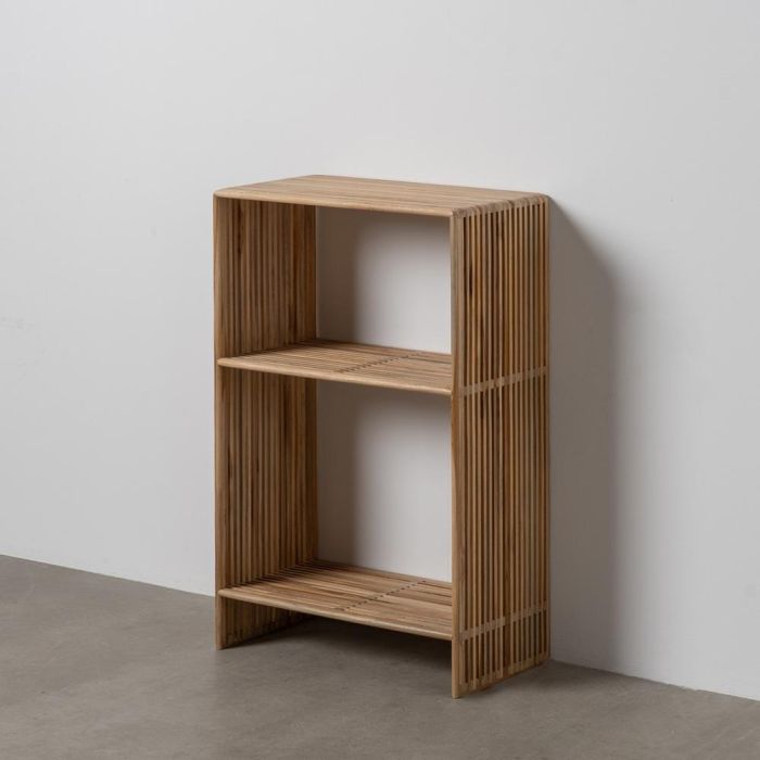 Mueble Auxiliar Natural Madera de Teca 55 X 30 X 86 cm