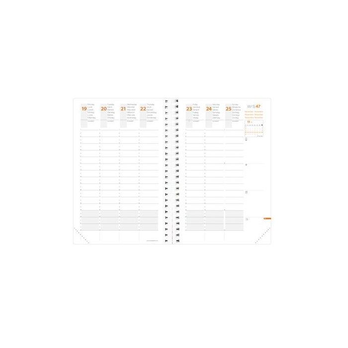 Recambio Agenda Anual (2026) Quo Vadis Time&Life Large Ml 160X240 S/V 2 Pag.